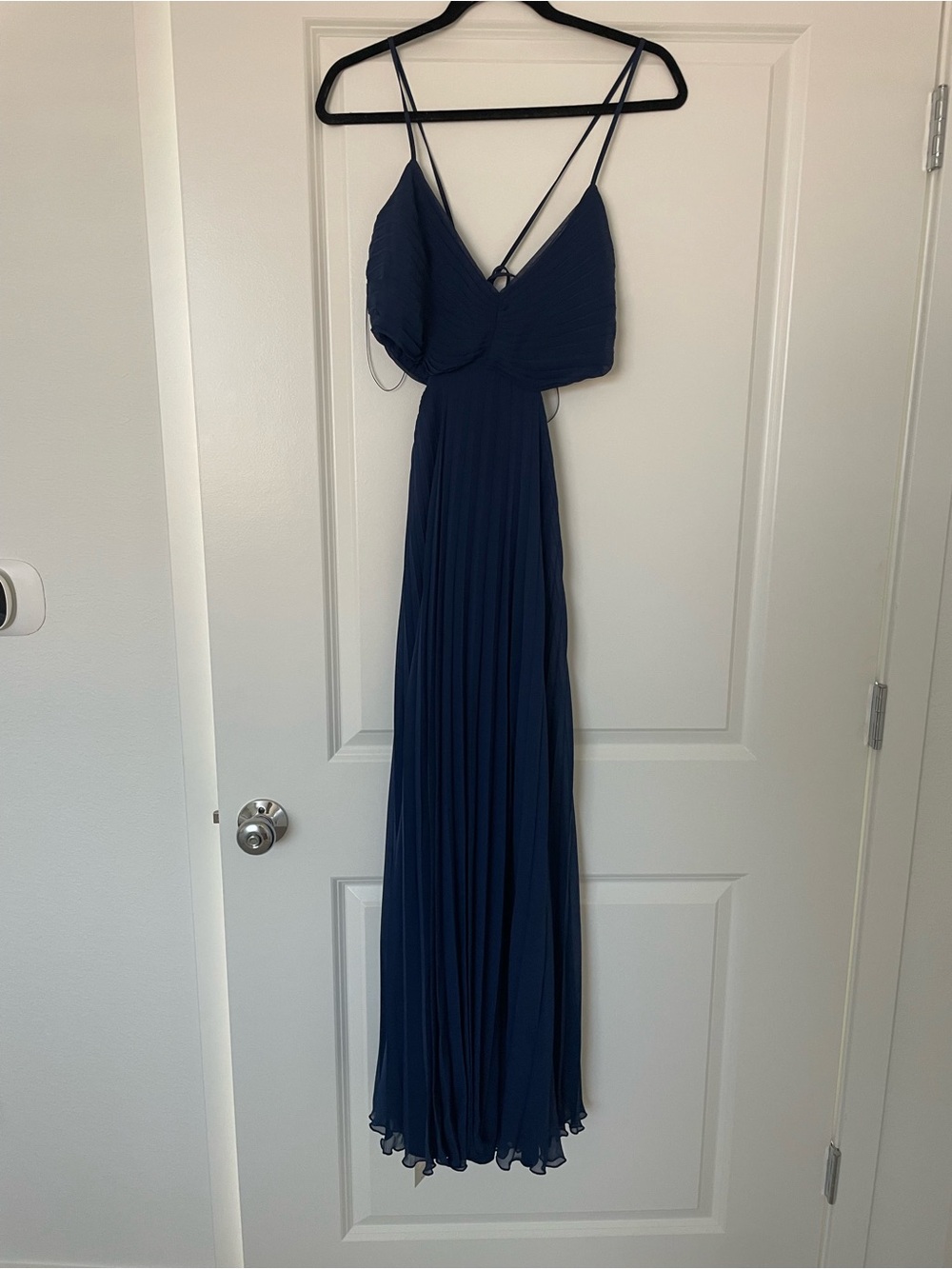 Abercrombie & Fitch Blue Maxi Dress NWT Size large navy blue